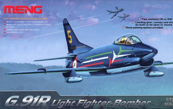 G.91R Light Fighter bomber Tricolori 1/72 Meng