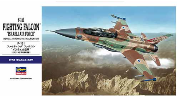 F-16I Fightning Falcon Israeli Air Force 1/72 Hasegawa