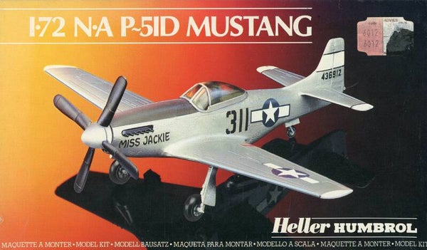 N.A P-51D Mustang 1/72 Heller