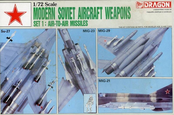 Modern Sovjiet Aircraft Weapons set 1 1/72 Dragon