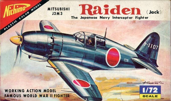 Mitsubishi J2M3 "Raiden" Jack 1/72 Nichimo