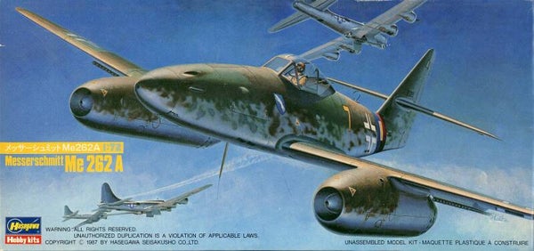Messerschmitt Me 262A 1/72 Hasegawa