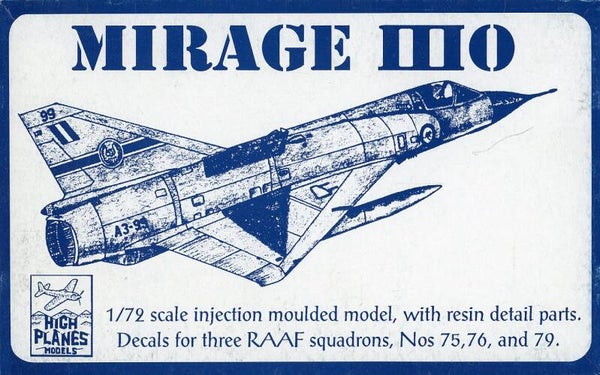 Mirage III 0 1/72 HighPlanesModels HPM