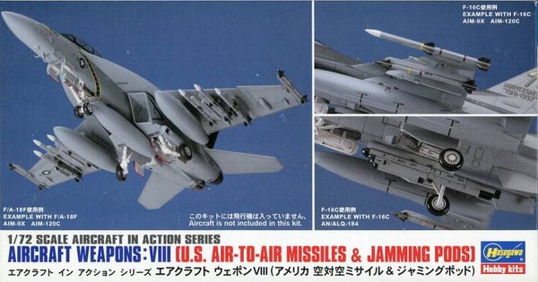 Aircraft Weapons 8 1/72 Hasegawa