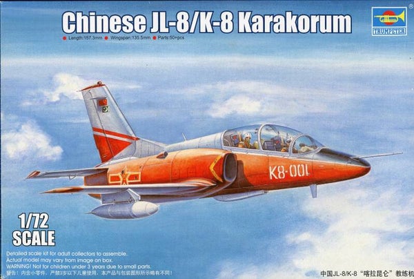 Chinese JL-8/K-8 Karakorum 1/72 Trumpeter