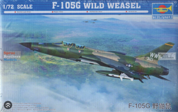 F-105G Wild Weasel 1/72 Trumpeter