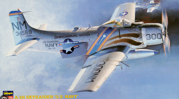 A-1H Skyraider US Navy 1/72 Hasegawa