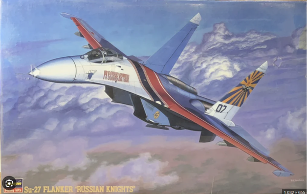 Su-27 Flanker "Russian Knights" 1/72 Hasegawa