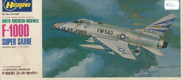 Super Sabre F-100D 1/72 Hasegawa