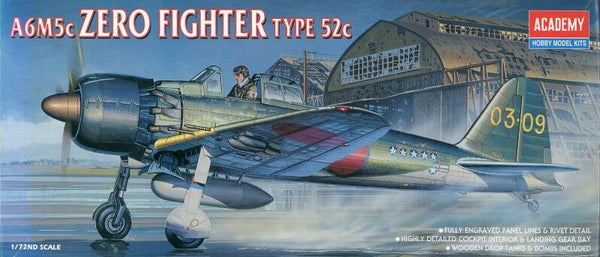 A6M5c Zero Fighter type 52c 1/72 Academy