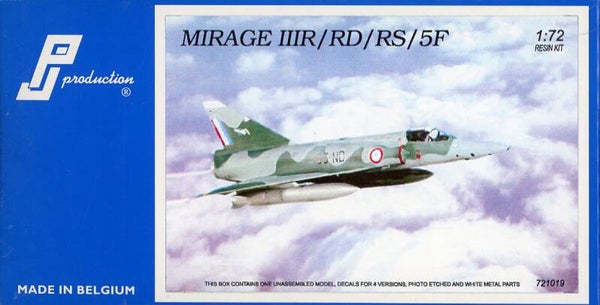 Mirage IIIR/RD/RS/5F 1/72 PJ production