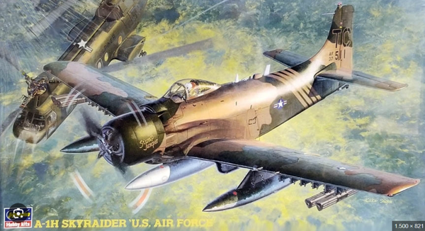 A-1H Skyraider US. Air Force 1/72 Hasegawa