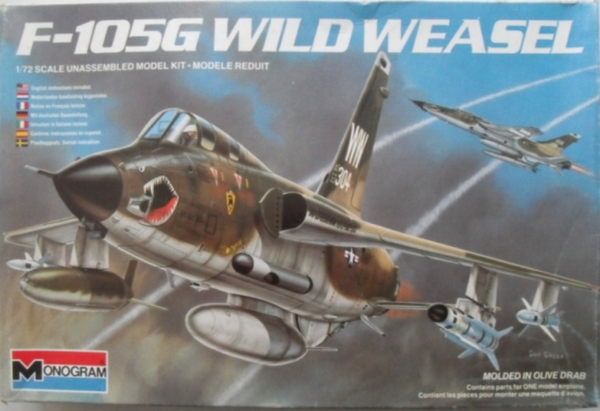 F-105G Wild Weasel 1/72 Monogram