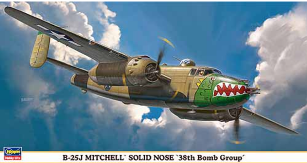 B-25J Mitchell "Solid Nose"38th Bomb Group 1/72 Hasegawa