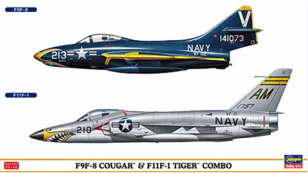 F9F-8 Cougar & F11F-1 Tiger Combo 1/72 Hasegawa
