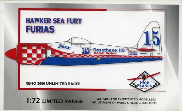 Hawker Sea Fury Furias 1/72 Highplanes racers