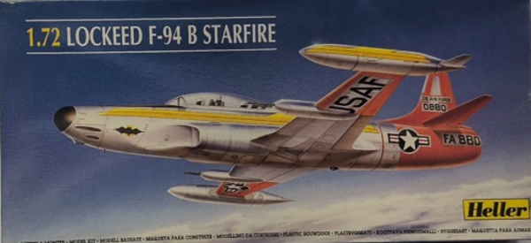 Lockheed F-94B Starfire 1/72 Heller