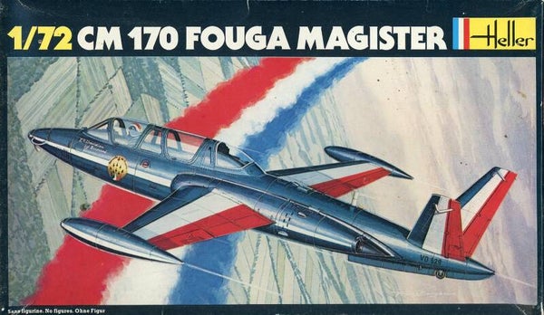 Fouga Magister 1/72 Heller