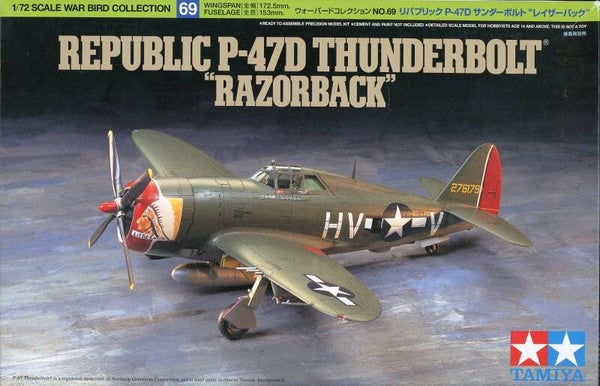 Republic P-47D Thunderbolt "Razerback" 1/72 Tamiya