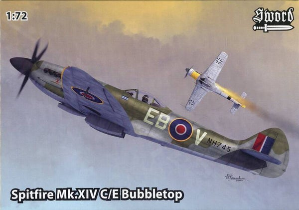 Spitfire Mk. XIV C/E Bubbletop 1/72 Sword