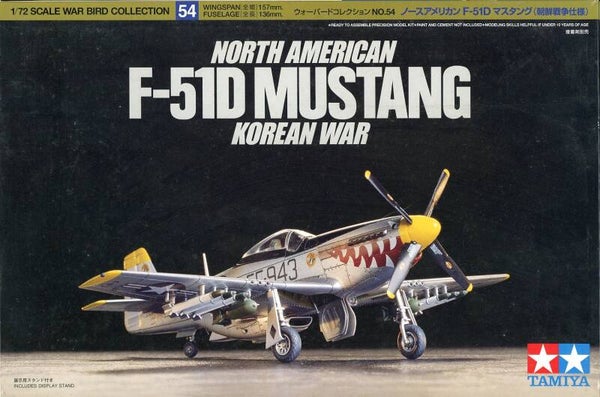 F-51D Mustang Korean War 1/72 Tamiya