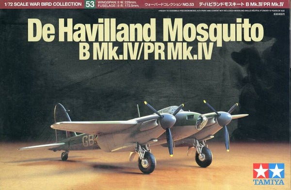 De Havilland Mosquito B Mk.IV/PR Mk.IV 1/72 Tamiya