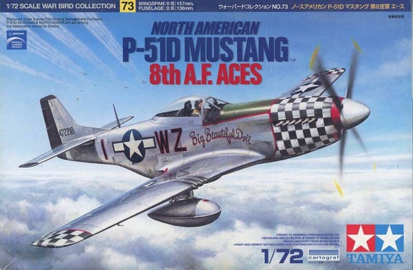 P-51D Mustang 8th A.F. Aces 1/72 Tamiya