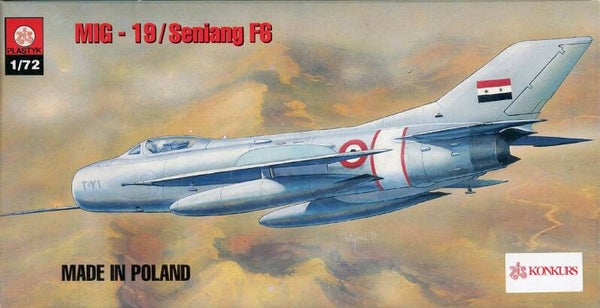 Mig-19 Seniang F6 1/72 Konkurs