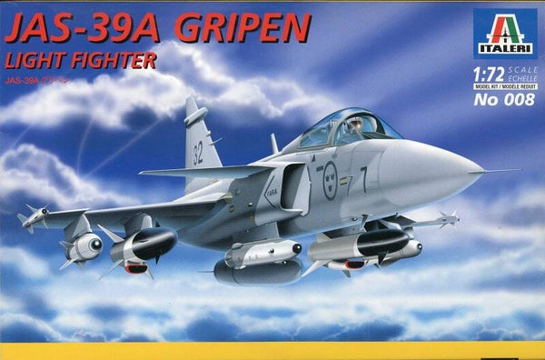 JAS-39A Gripen Light Fighter 1/72 Italeri