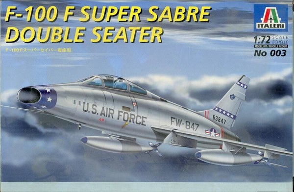 F-100F Super Sabre double seater  1/72 Italeri