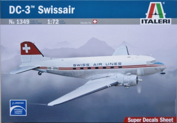 DC-3 Swissair 1/72 Italeri