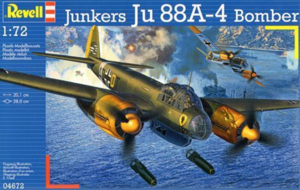 Junkers Ju-88A-4 Bomber 1/72 Revell