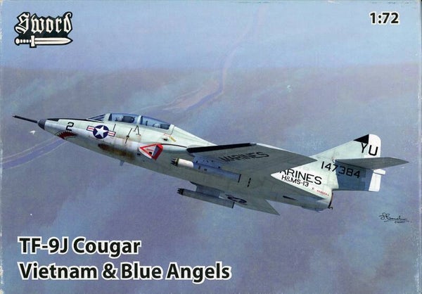 TF-9J Cougar Vietnam&Blue Angels 1/72 Sword