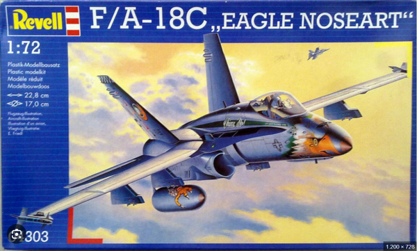 F/A-18C "Eagle Noseart" 1/72 Revell