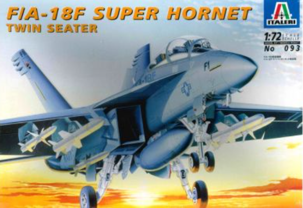 F/A-18F Super Hornet twin seater 1/72 Italeri