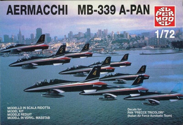 Aermacchi MB-339 A-Pan 1/72 Supermodel