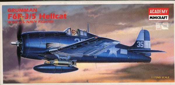 Grumman F6F-3/5 Hellcat 1/72 Academy Minicraft