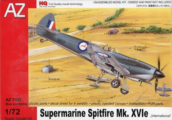 Supermarine Spitfire Mk. XVIe 1/72 AZmodels