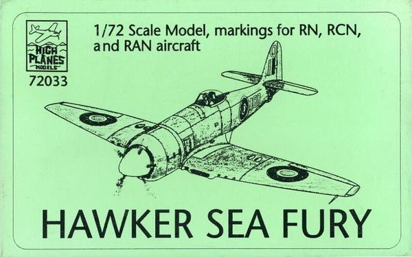 Hawker Sea Fury 1/72 High Planes Models