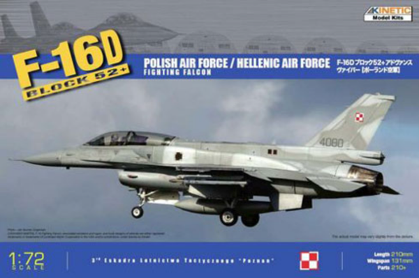 F-16D Block 52+ 1/72 Kinetic