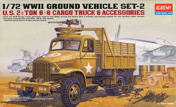 2,5 ton 6x6 Cargo truck 1/72 Academy