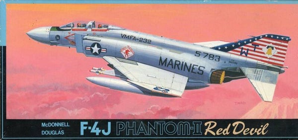 F-4J Phantom II Red Devel 1/72 Fujimi