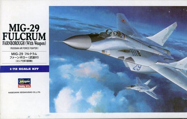 Mig-29 Fulcrum Farnborough 1/'72 Hasegawa