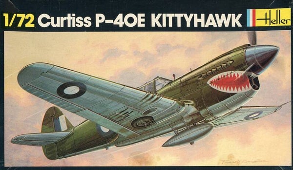 Curtiss P-40E Kittyhawk Heller 1/72