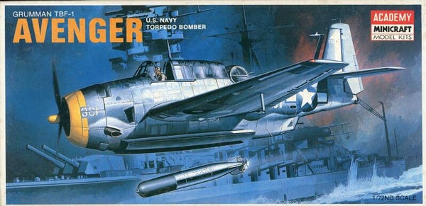 Grumman TBF-1 Avenger Academy minicraft 1/72