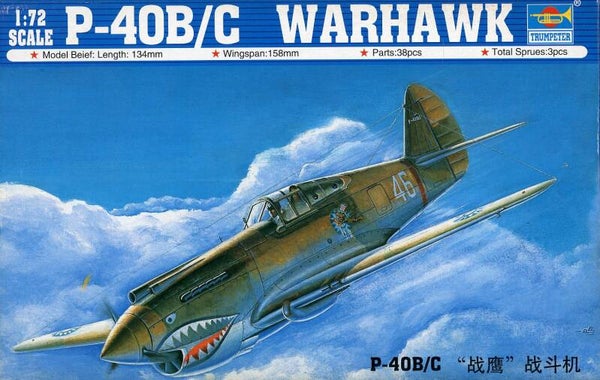 P-40B/C Warhawk 1/72 Trumpeter