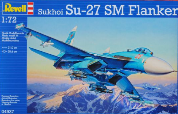 Sukhoi Su-27 SM Flanker 1/72 Revell
