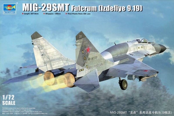 Mig-29SMT Fulcrum Izdeliye 9.19 1/71 Trumpeter
