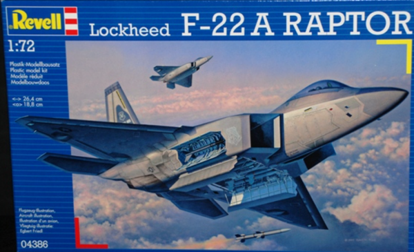 Lockheed F-22 Raptor 1/72 Revell