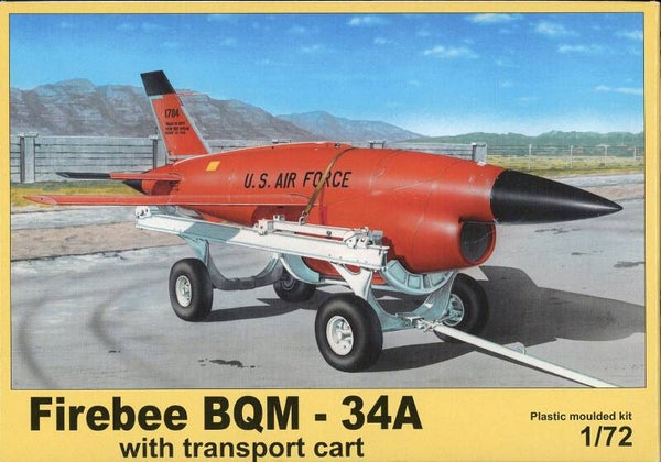 Firebee -34A with transport car 1/72 Plusmodels